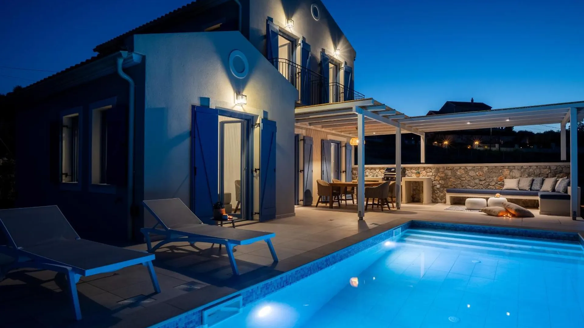 Villa Ariste With Stunning Views Near Fiscardo Katsarata 0*,